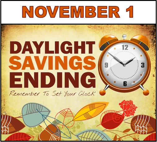 DST ends